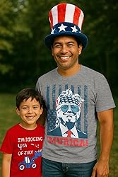 Tstars 'Murica American Flag Trump Shirt