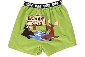 Lazy One Funny Animal Boxers, Novelty Boxer Shorts, Hunorous Kids' Underwear, Gag Gifts for Boys
