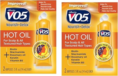 Alberto VO5 Hot Oil Therapy Treatment 2 Count 0.5oz Pack