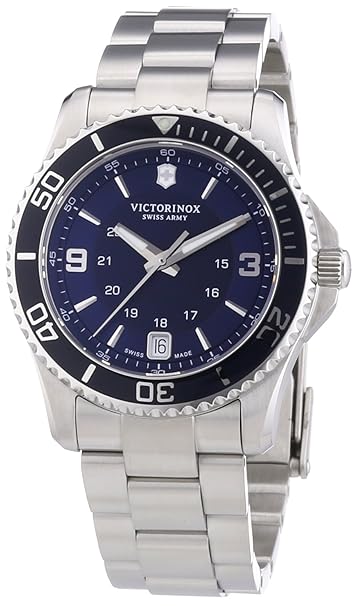 Victorinox Swiss Army Damen-Armbanduhr XS Maverick Analog Quarz Edelstahl 241609