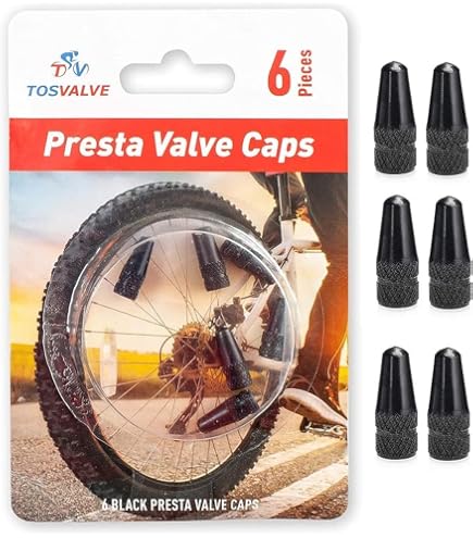 Lot De 15 Bouchons De Valve Presta - Noir - Hauteur 16 Mm, Diamètre 8 Mm, Filetage - Pour Vélo Route, VTT, Pliant