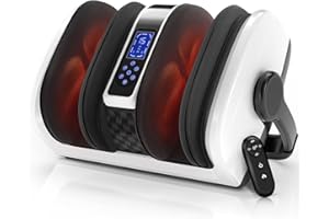 TISSCARE Foot Massager with Heat: Shiatsu Foot Massager for Plantar Fasciitis,Neuropathy, Circulation and Pain Relief for Foot Calf Gifts for Women and Men