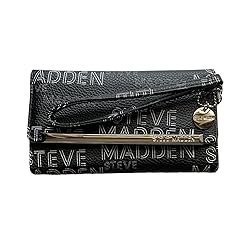Steve Madden LOGOBAR TRIFOLD Wallet Wristlet