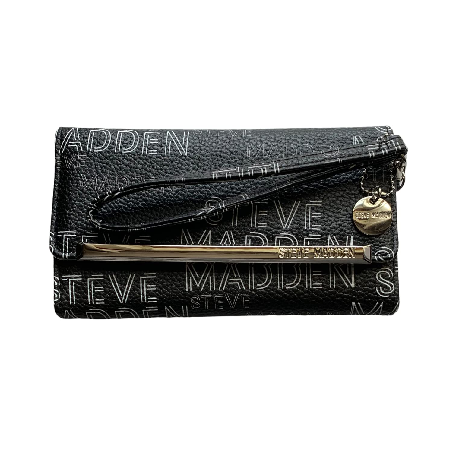 Steve Madden LOGOBAR TRIFOLD Wallet Wristlet