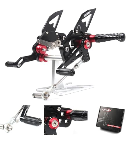 Amazon.com: FXCNC CNC CNC Billet Motorcycle Adjustable Rearsets