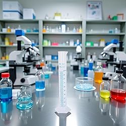 1PC 100ml Plastic Graduated Cylinder - Transparent