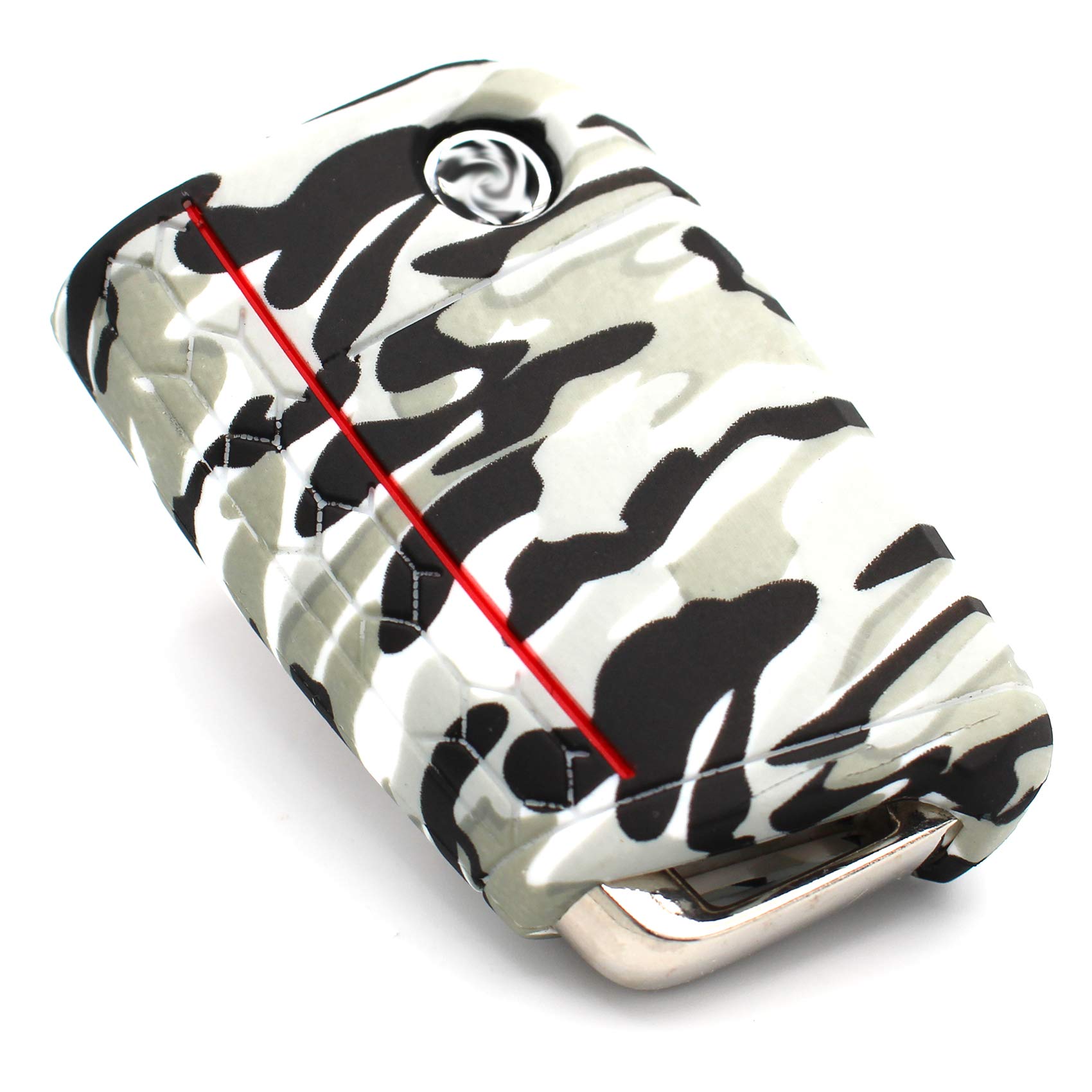 VB Key Case for 3 Buttons Car Key Silicone Cover