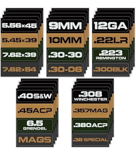 Amazon.com: Ammo Can Vinyl Sticker Set Decal Label .410 .44 .45-70