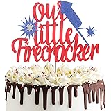 Buy Our Little Firecracker Cake Topper Red Blue Glitter Little Firecracker Cake Topper Firecracker Birthday Cake Topper Decor 4th Of July Baby Shower Decorations Little Firecracker Decorations Online In Indonesia B0w7klsw