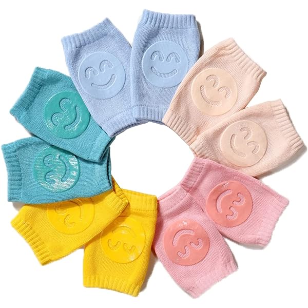 PandaEar Baby Crawling Knee Pads, 6 Pairs Non-Slip Barbados | Ubuy - View #2