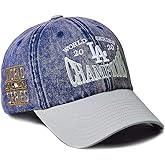 Mitchell & Ness LA Los Angeles Dodgers 2020 World Series Champions Strapback Cap, Adjustable Hat Blue Grey