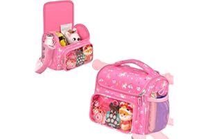 PECIUE Kids Bike Basket Front Handlebar Bag for Girls and Boys, Cute Small Bicycle Basket for Balance Scooter Tricycle, Hold More Bike Accessories with Shoulder Strap (Case Only)