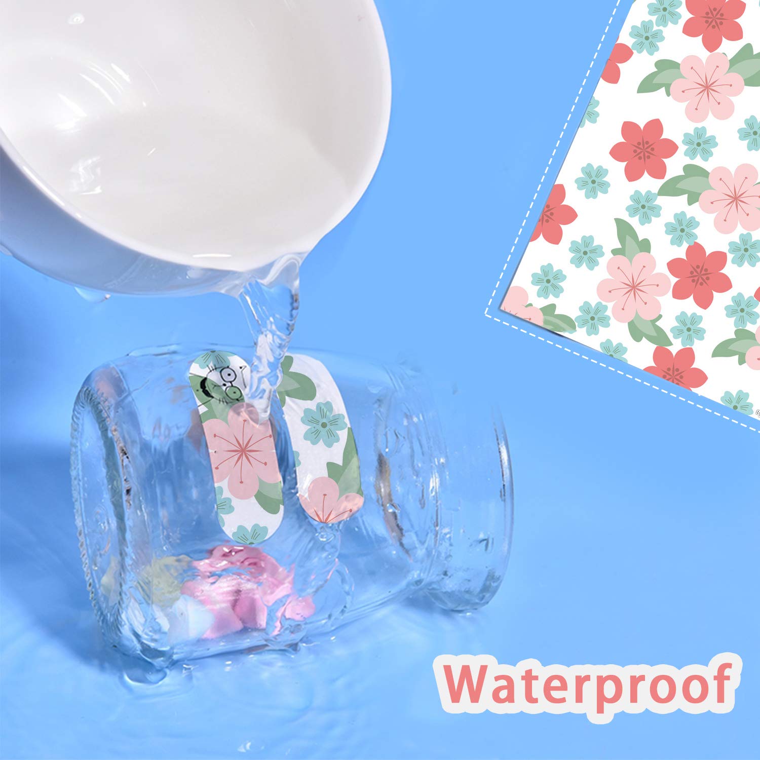 Gwybkq Premium Printable Vinyl Sticker Paper for Inkjet Printer,80 Sheets Matte White Waterproof Decal Paper, 8.5x11 inches,Dries Quickly and Holds Ink Beautifully