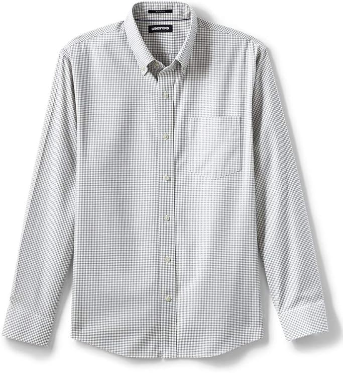 Lands' End Men's Traditional Fit No Iron Twill Shirt Amazon.ca