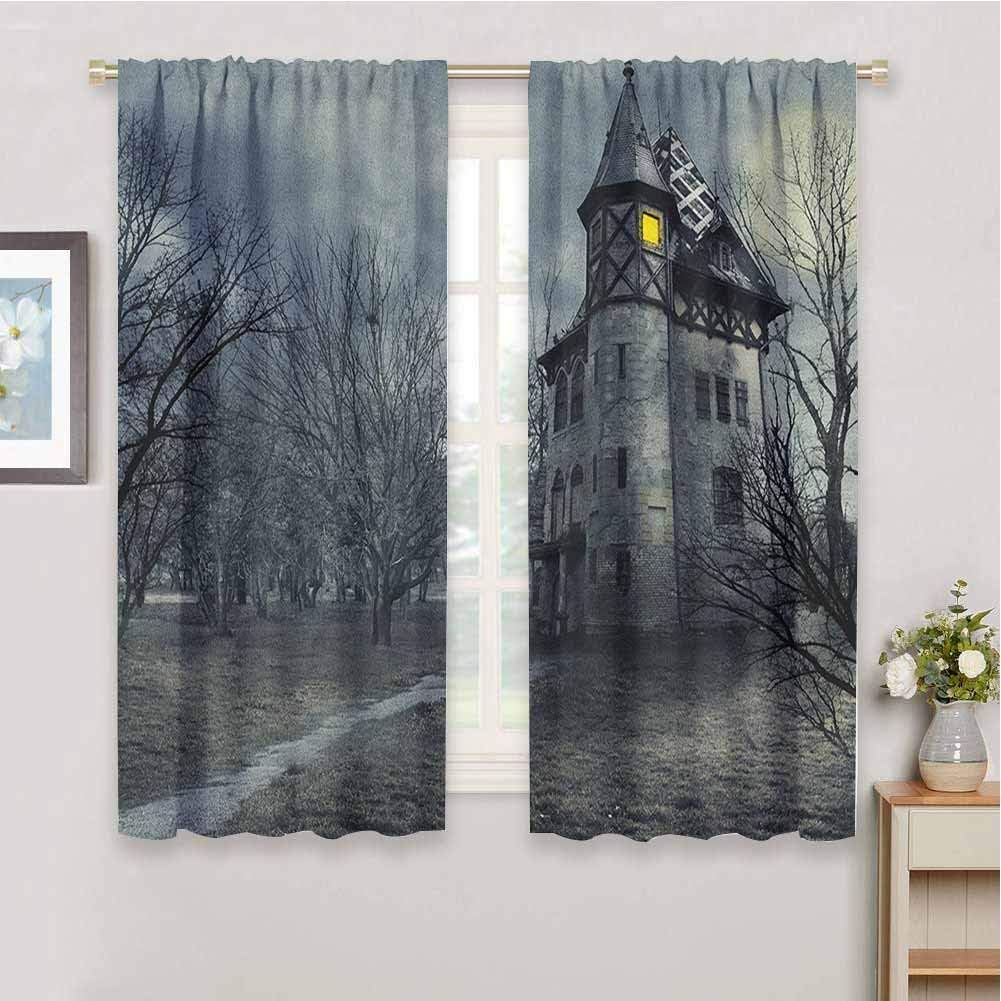 Halloween Window Curtains Blackout Drapes, Halloween Design