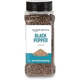 Amazon Grocery, Ground Black Pepper, 18 Oz