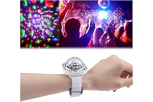 COMEHOME Disco Balls Mini Disco Ball Light, Mirror Ball USB Disco Light, Battery Disco Ball Lamps, Light Up Bracelet Kids Dance Light, Portable Disco Lights Car Disco Ball, Disco Ball Lights Parties