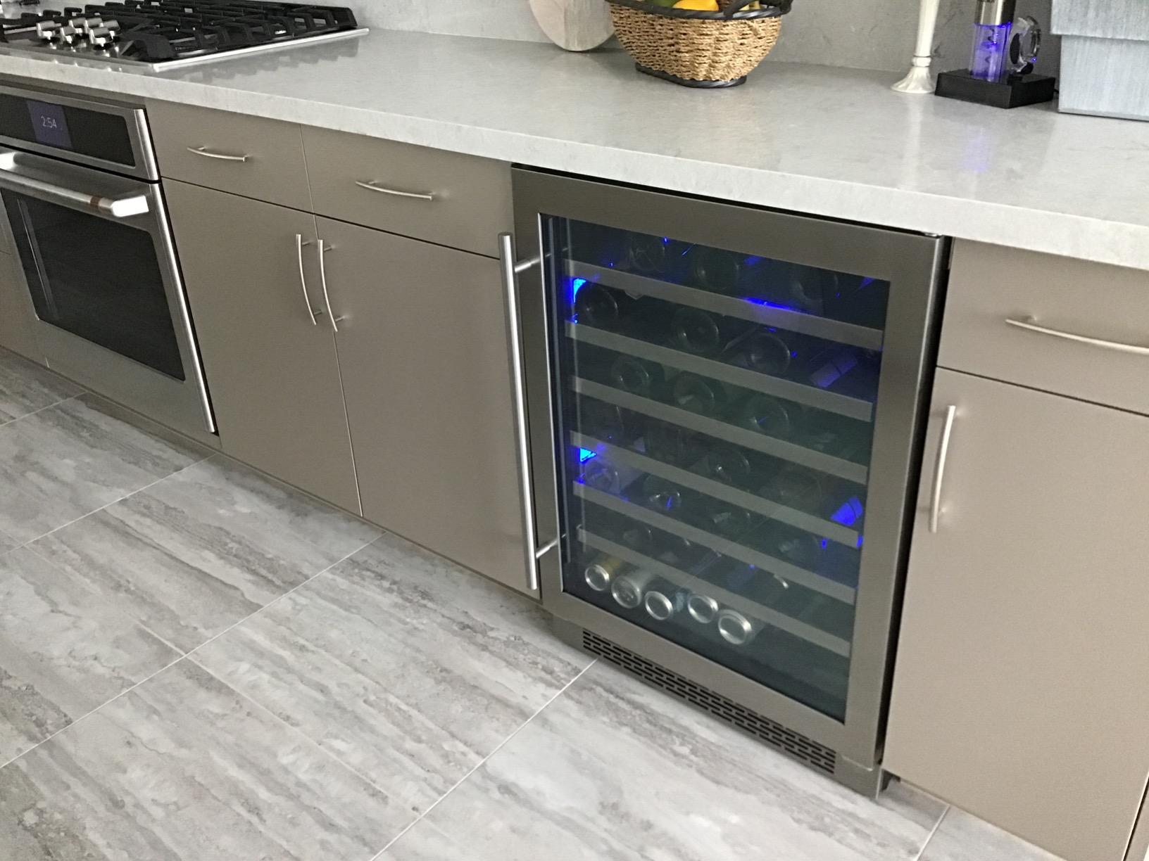85/mo Finance Zephyr Presrv 24" Wine Fridge Dual Zone Under Counter