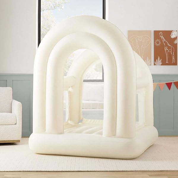 MEMBER’S MARK CREAM INDOOR DOUBLE ARCH BOUNCE HOUSE