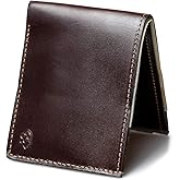 Main Street Forge Bifold Leather Wallet For Men | Made in USA | Mens Bifold Wallets | American Made | Whiskey Barrel Brown