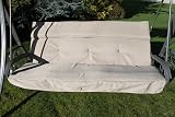 Garden Market Place Chatsworth 3-Seater Swing with Thick Cushions view 5