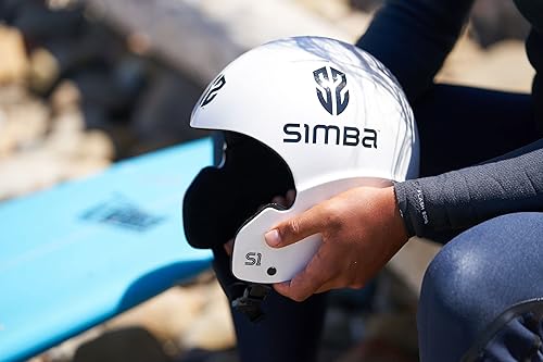 サーフィン・ボディボード Simba surf helmet - White - Size M サーフィン・ボディボード Simba surf helmet - White - Size M