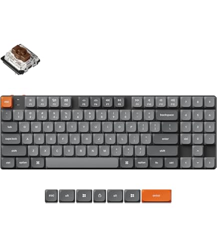 使用時間30分！keychron k13 max US 茶軸 Hスワップ RGB Amazon.com: Keychron K13 Max QMK/VIA Wireless Mechanical