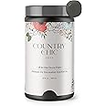 Country Chic All-in-One Chalk Paint for Furniture, Cabinets, Home Decor, Eco-Friendly, Matte Finish, Built-In Primer & Top Coat for Wood, Metal - Dark Roast (Dark Brown) - Quart 32 oz (950 ml)