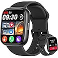 LODIMEKE Smart Watch, Alexa Built-in, Answer/Make Calls 44mm Smartwatch Women Men, 1.83" Sports Watch IP68 Waterproof, Heart Rate SpO2 Sleep Stress Monitor, Step Counter Watch for Android & iOS Phone