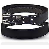 AP LEATHER Pro-501 Oil Tanned Leather Tool Belt for 30" to 52" Waist, Premium Leather with 4MM thickness Tool Belt Padded