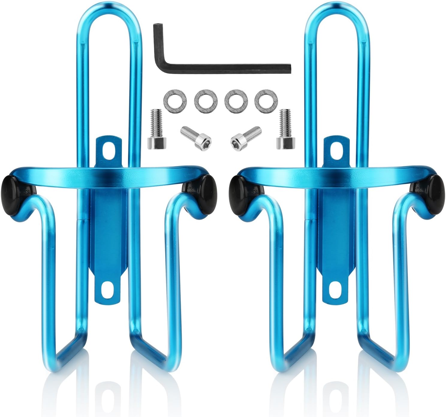 iBuger Bottle Holder, Alloy Bicycle Bike Water Bottle Holder Cage (2 Pack)
