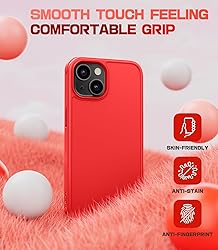 Mobnano for iPhone 15 Case Compatible with MagSafe