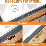 flintronic Bath Sealant Strip 10m Self-Adhesive PVC Caulk Tape 20mm Wide view 5