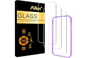 Ailun 3 Pack Screen Protector for iPhone 17 Pro Max, Tempered Glass | 6.9 inch, Installation Frame, Sensor Protection, Dynami