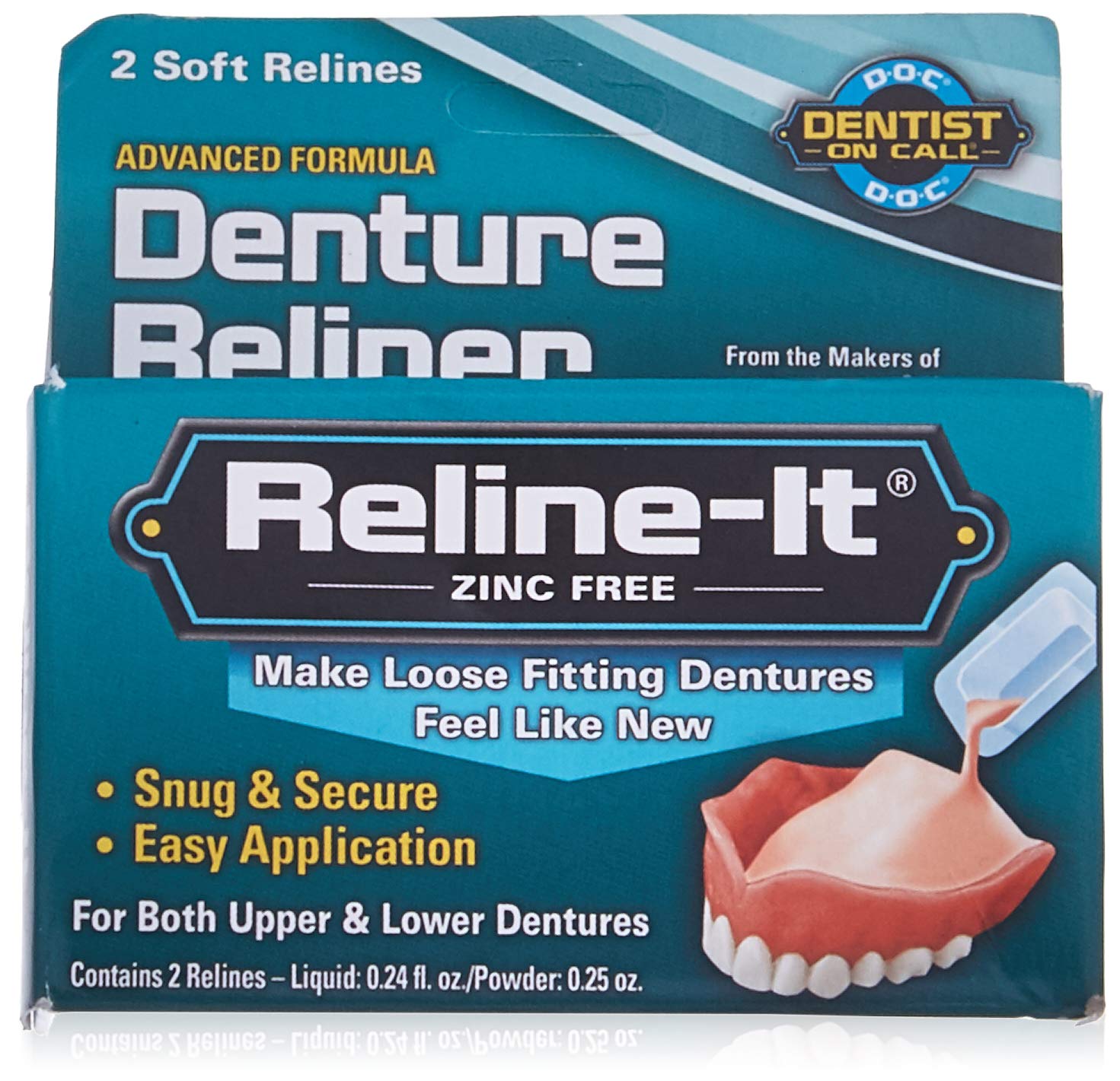 Mua D.O.C. RelineIt Advanced Denture Reliner Kit trên Amazon Mỹ chính