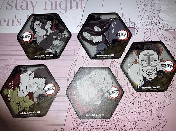 Amazon 鬼滅の刃 無惨 下弦の鬼 コースター アニメ 萌えグッズ 通販