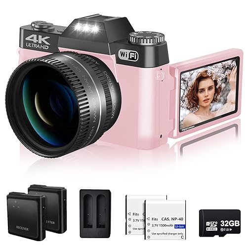 Digital Camera for Photograohy and Video VJIANGER 4K 48MP WiFi