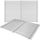 Welbocom Stainless Steel Grill Grates, Weber Genesis II Grill Grates 66095 | 304 Stainless Steel,Food-Grade Material;For Weber Genesis II 300 &amp; Genesis II LX 300 Series Grills;Kitchen Aid Grill 720-0954