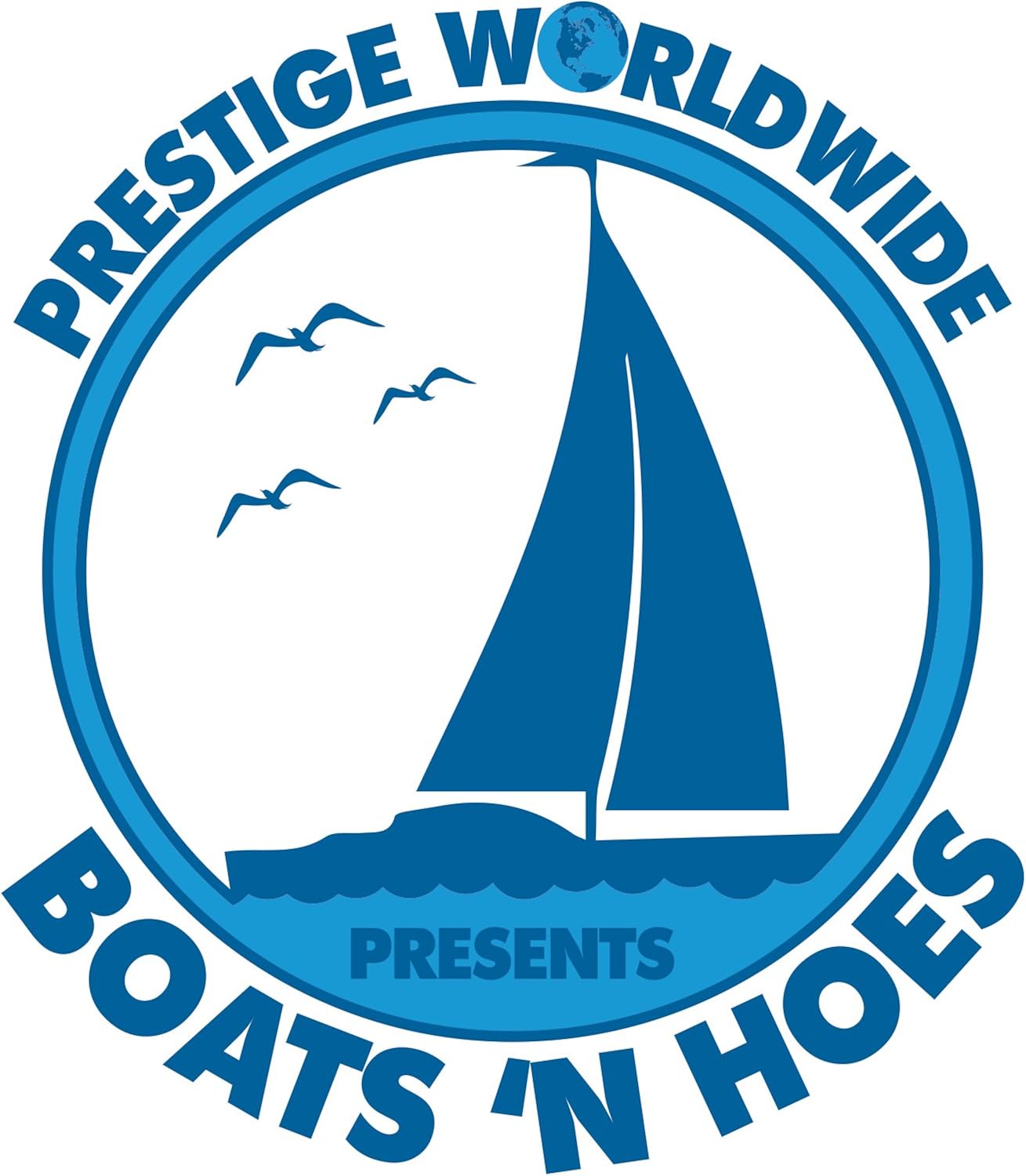 UGP Campus Apparel Prestige Worldwide Presents Boats 'n Hoes - Funny Summer Movie Tank Top: Clothing