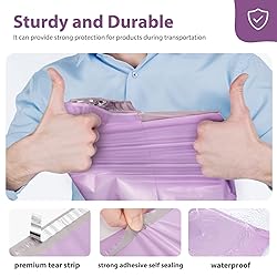 Fuxury Poly Mailers Large 14.5x19 Inch 100