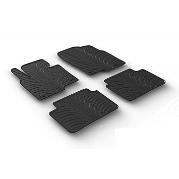 Gledring 0224 Custom Fit All Weather Rubber Floor Mats 2017 2019 Mazda Cx 5 4 Piece Set Black