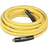 WYNNsky Hybrid Air Hose 3/8 in X 25ft, 1/4" MNPT Fittings, 300 PSI Max Working Pressure,Non-Kinking, Lightweight, Flexible in