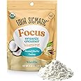 Four Sigmatic Focus Vanilla Coffee Creamer | Organic Non Dairy Coffee Creamer with Lion’s Mane and Vitamin B12 | Vanilla, 4.2