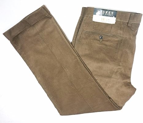 mens corduroy pants pleated cuffed