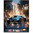 Inspirational Wall Art Co. - Prestige | Bugatti Chiron Poster - Boys Room Car Decor - 11x14 Inches Unframed