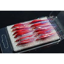 Tigofly Lot de 16 leurres de pêche à la mouche - 8 barreaux - 12 cm - Pour vairon, saumon, truite, bar, zèbre - Taille 1/0