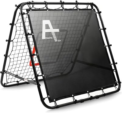Amazing Tour Adjustable Football Rebounder Net – Double-Sided Training Goal,