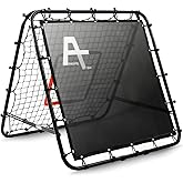 Amazing Tour Adjustable Soccer Rebound Net | Double-Angle Soccer Trainer with Steel Frame | Portable Folding Rebounder for Passing & Shooting Practice | Outdoor Sports Equipment for Youth & Adult