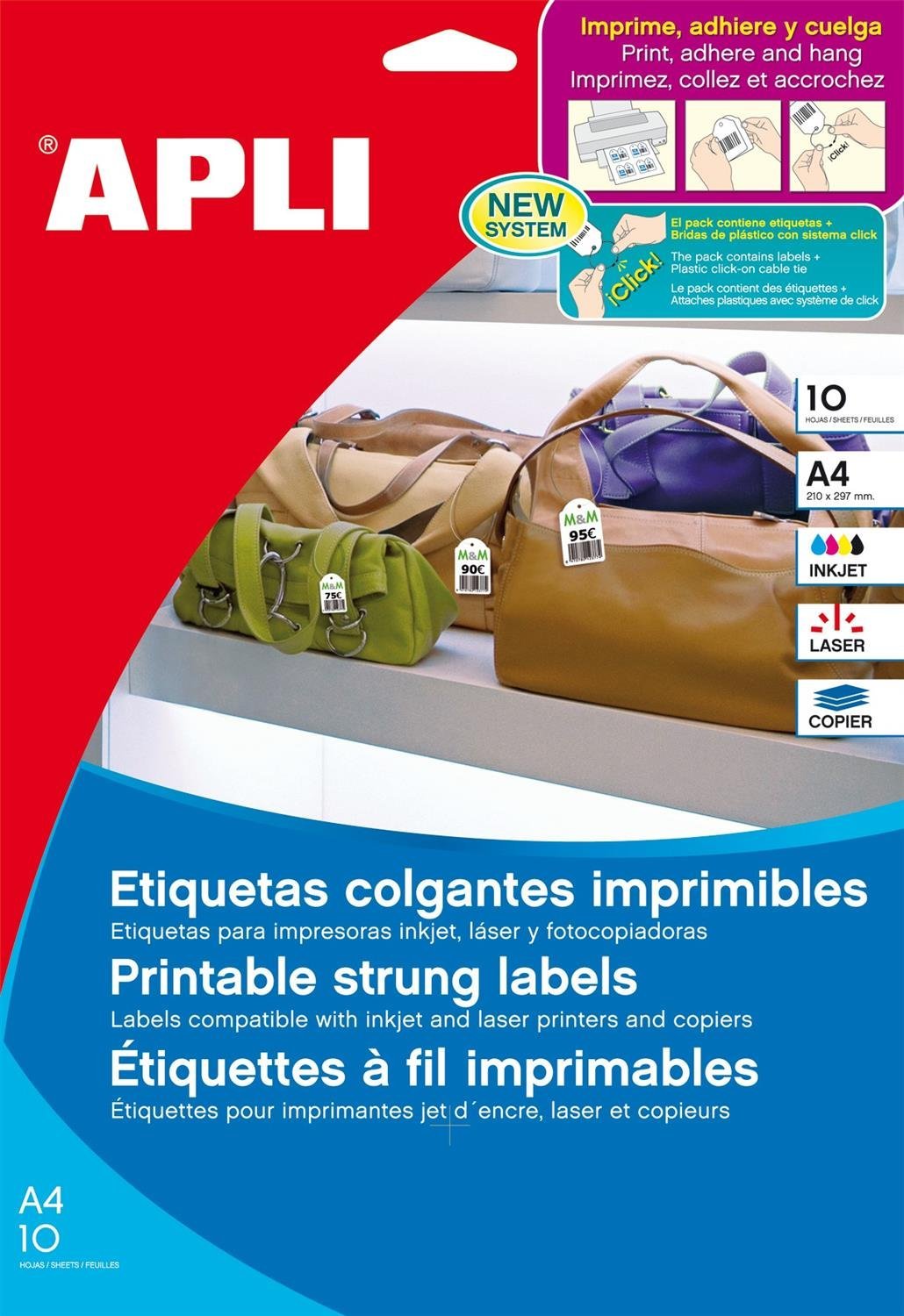 APLI 11945 Labels White