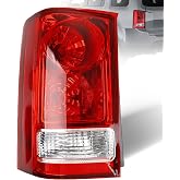 Tail Light Assembly Compatible with 2009-2015 Honda Pilot Rear Lamp LH | Driver Side Taillight Replacement with Bulb Wiring Harness Replaces HO2800174 33550-SZA-A01 33550SZAA01 Rear Lamp